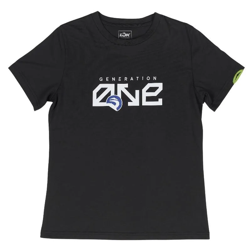 Camiseta Lok Gen One Preta para Mulheres