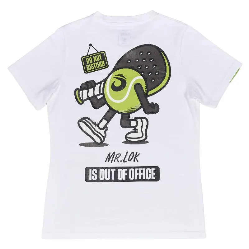 Camiseta Feminina Lok Out Of Office Branca