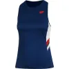 Camiseta Lotto Squadra III Azul Vermelho Mulheres