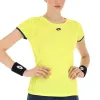 Camiseta Lotto Superrapida V Mulher Azul Fluor Amarelo