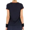 Camiseta Feminina Lotto Superrapida V Azul Marinho
