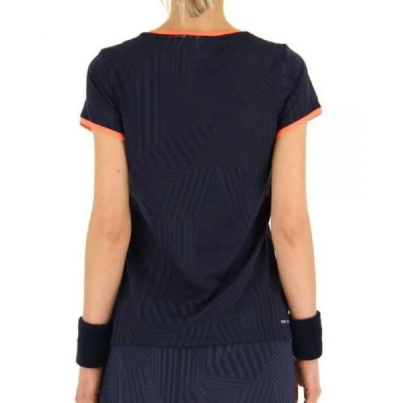 Camiseta Feminina Lotto Superrapida V Azul Marinho
