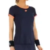 Camiseta Feminina Lotto Superrapida V Azul Marinho