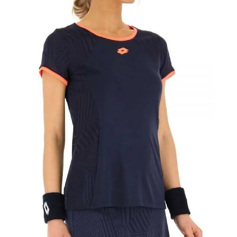 Camiseta Feminina Lotto Superrapida V Azul Marinho
