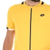 Camiseta Lotto Top IV Azul Marinho Açafrão