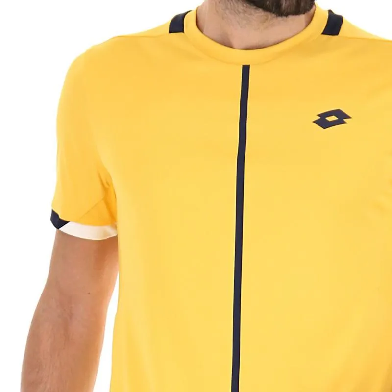 Camiseta Lotto Top IV Azul Marinho Açafrão