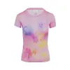 Camiseta de manga Bidi Badu Padel Eve Rosa Blanco