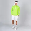 Bidi Badu Zac Verde Neon Branco Manga Longa Camiseta