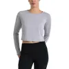 Camiseta Manga Larga Bullpadel Almo Gris Perla Mujer