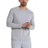 Camiseta Manga Larga Bullpadel Amer Gris Perla