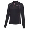 Camiseta de manga comprida JHayber Alpina Preta Feminina