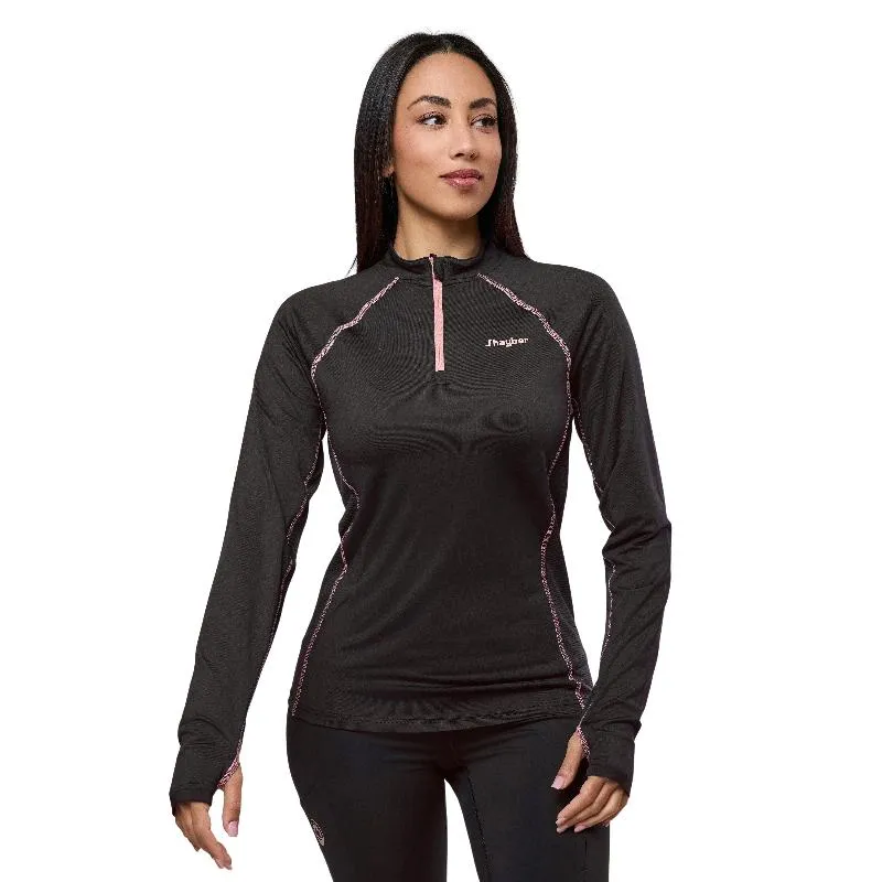 Camiseta de manga comprida JHayber Alpina Preta Feminina