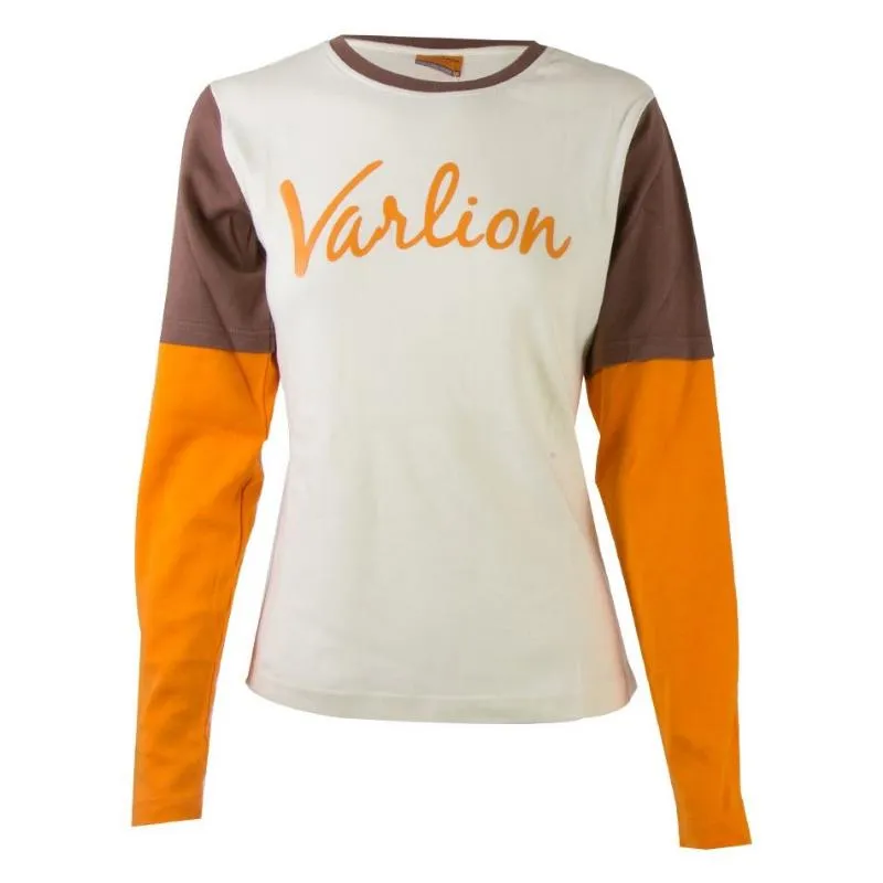 Varlion 06MC617 Camiseta de manga comprida Bege Mulher