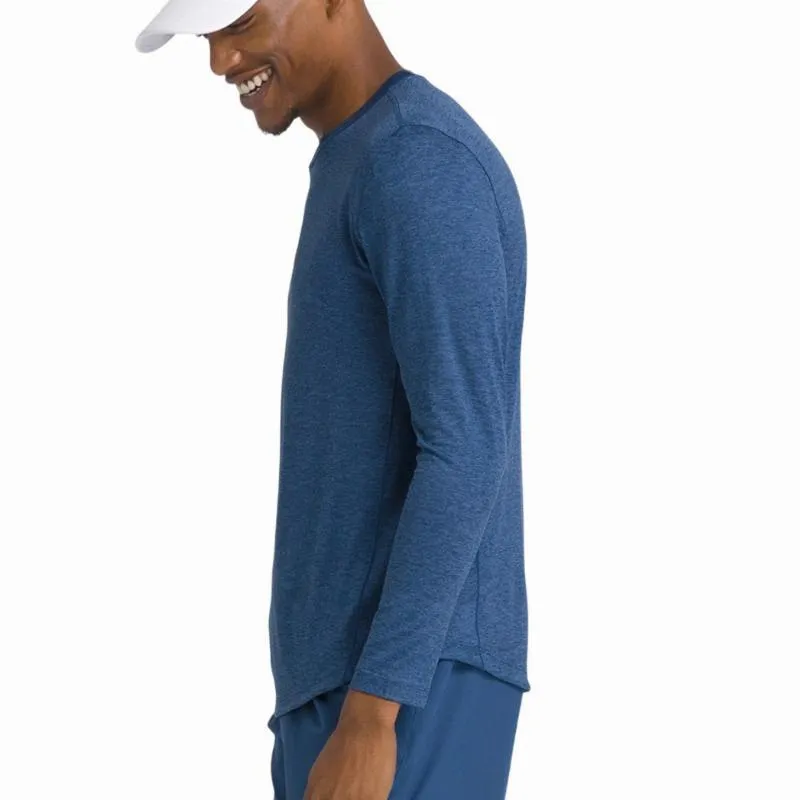Camiseta Manga Larga Wilson Everyday Performance Azul Court