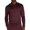Camiseta Manga Larga Wilson Everyday Performance Half Zip Rojo Oscuro