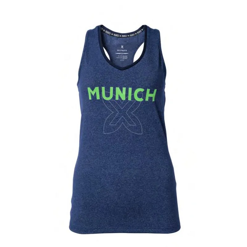 Mulheres de camiseta marinha de oxigênio de Munique