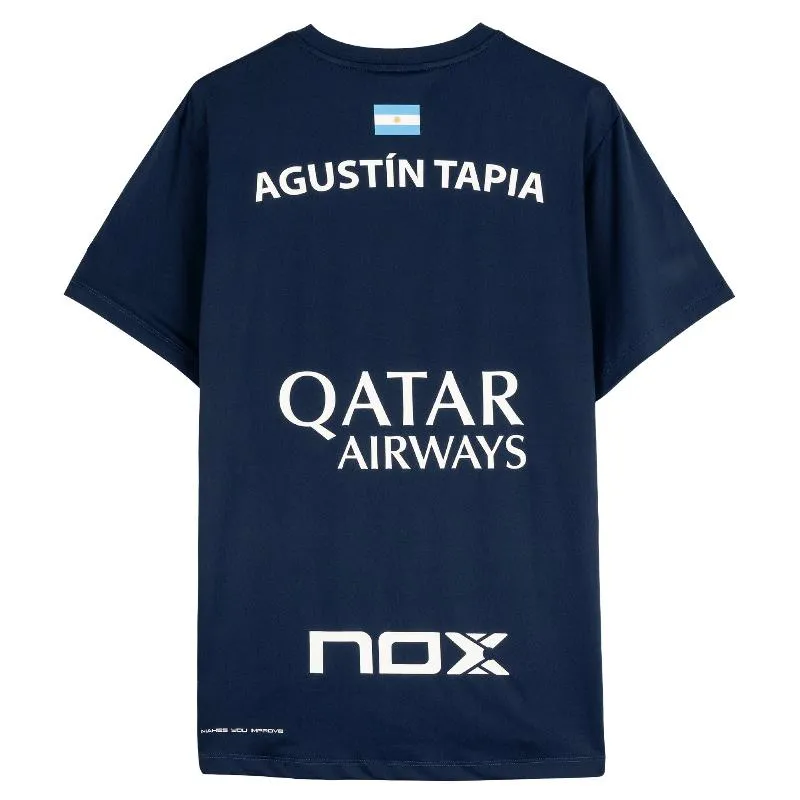 Nox Agustin Tapia Sponsors AT10 Blu Scuro 2024 Maglietta