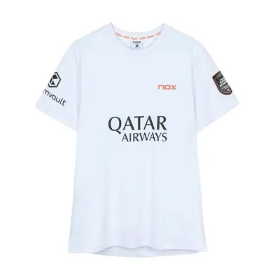 Camiseta Nox Agustin Tapia Sponsors AT10 Blanco 2026