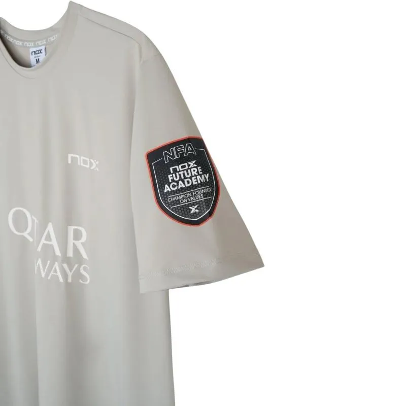 Camiseta Nox Agustin Tapia patrocina AT10 Gris Claro 2026