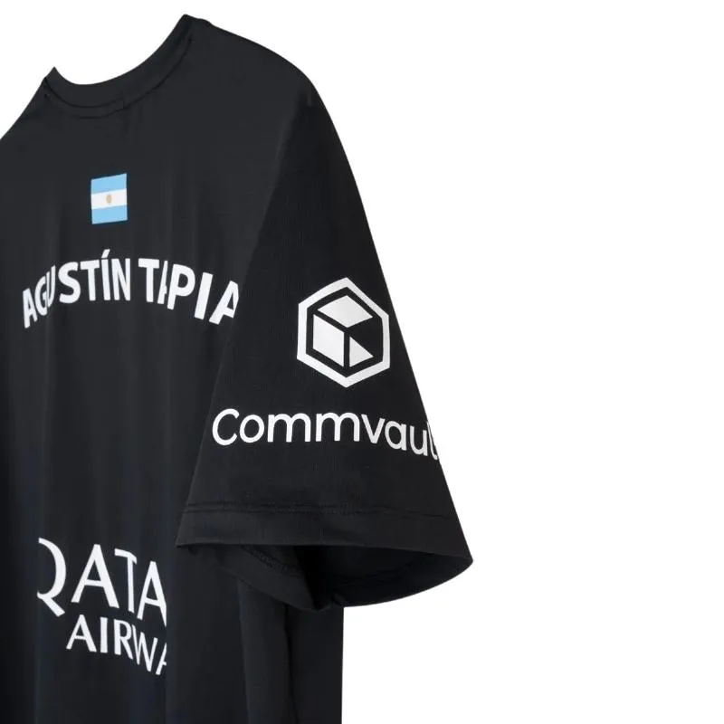 Camiseta Nox Agustin Tapia patrocina AT10 Negro 2026