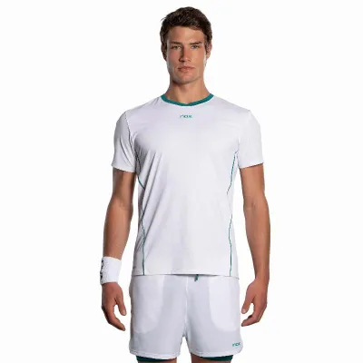 Camiseta Nox Pro Blanco Verde Ivy