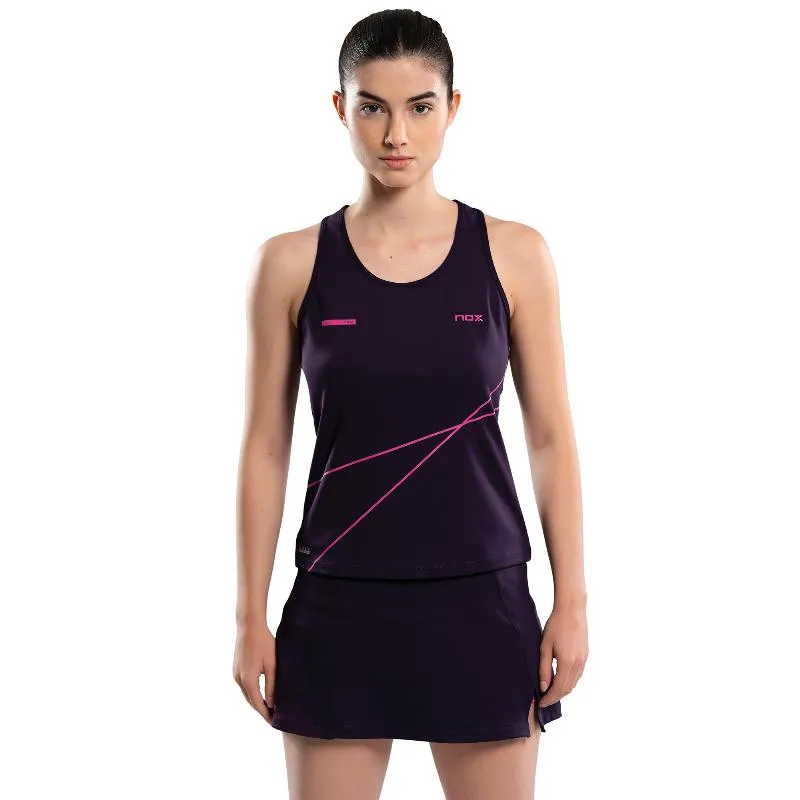 Nox Pro Camiseta Roxa Escura Rosa Mulheres