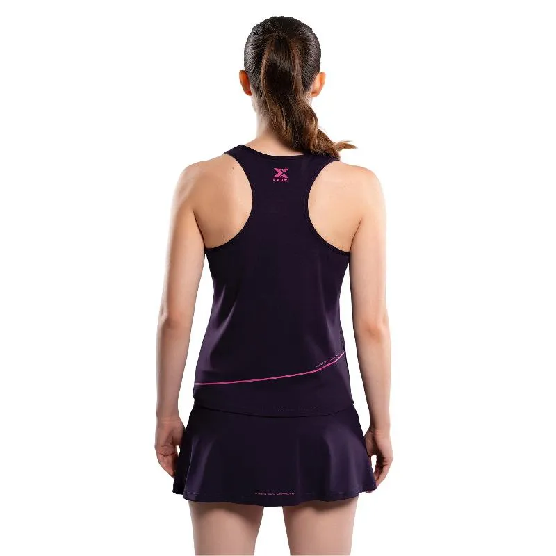 Nox Pro Camiseta Roxa Escura Rosa Mulheres