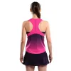 Camiseta Nox Pro Morado Rosa Degradado Mujer