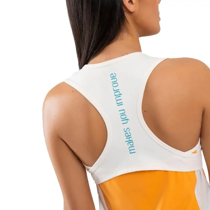 Camiseta Feminina Nox Pro Gradiente Laranja