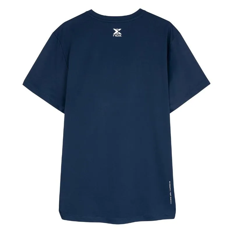 Camiseta azul marinho da equipe Nox