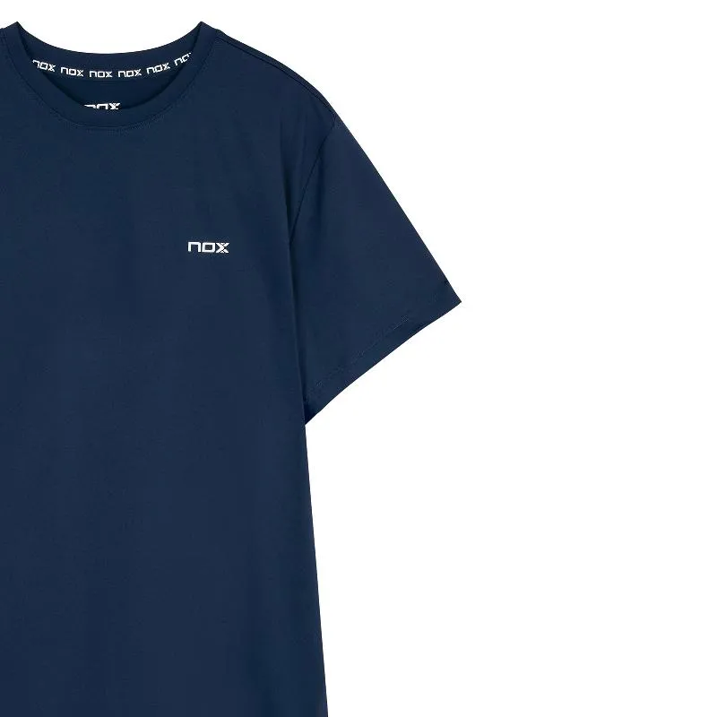 Camiseta azul marinho da equipe Nox