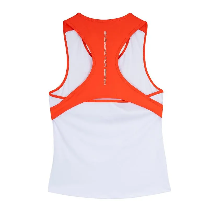 Camisa Branca Vermelha Feminina do Time Nox