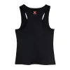 Camiseta Preta Vermelha Feminina do Time Nox