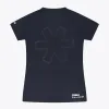 Osaka mangas pretas camiseta feminina