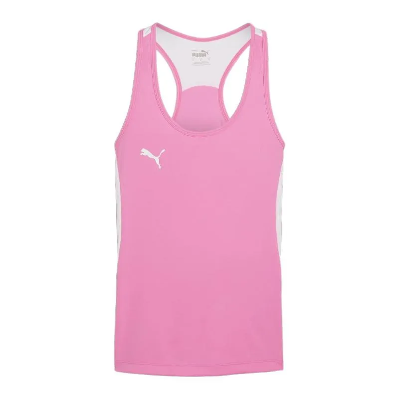 Puma Rosa Branco T-Shirt Feminina