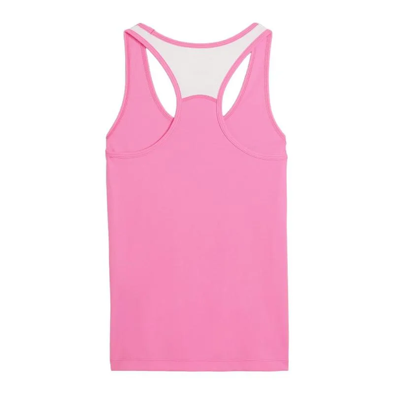 Puma Rosa Branco T-Shirt Feminina