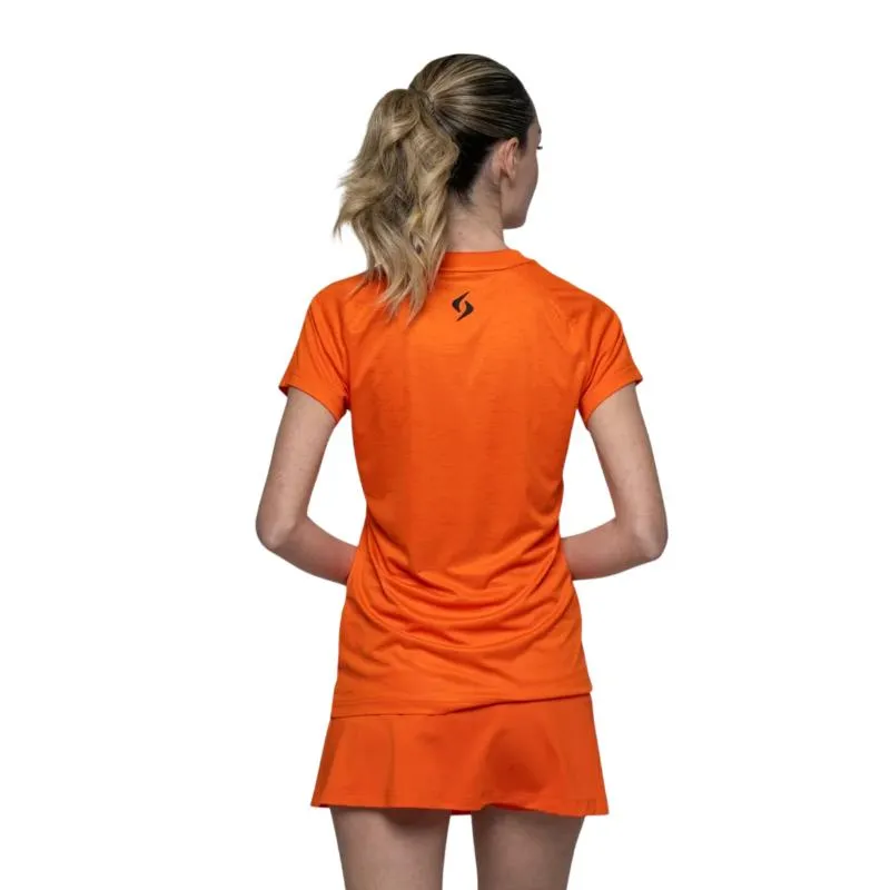 Camiseta Siux Club 26 Naranja Mujer