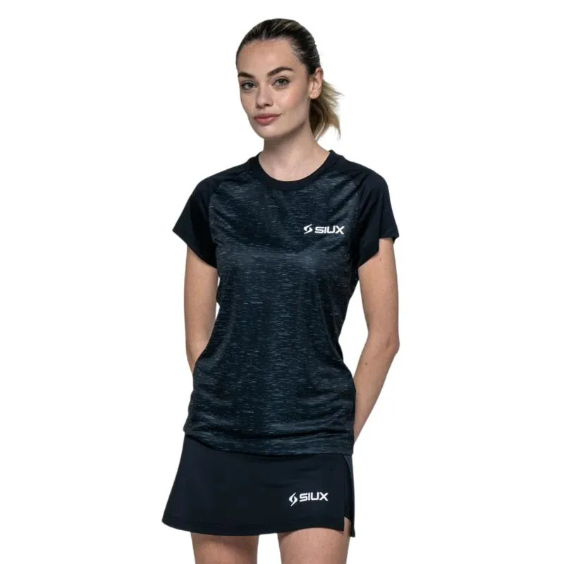Camiseta Siux Club 26 Negro Mujer