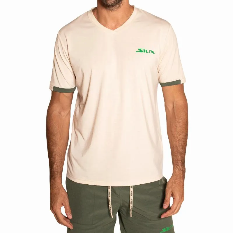 Camiseta Siux Gea Bege Marrom