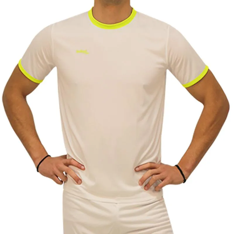 Camiseta Softee Galaxy White Fluorescente Amarela Júnior
