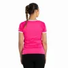 Camiseta Feminina Softee Galaxy Fuchsia Fluor Branca