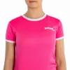 Camiseta Feminina Softee Galaxy Fuchsia Fluor Branca