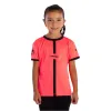 Camiseta Softee Tipex Coral Fluor Preto Júnior