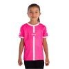 Camiseta Softee Tipex Fuchsia Fluor Branca Júnior