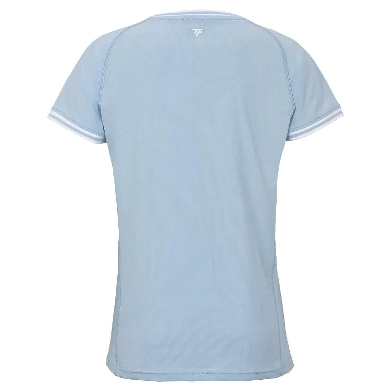 Camiseta feminina Tecnifibre Team Stretch Glacier Blue