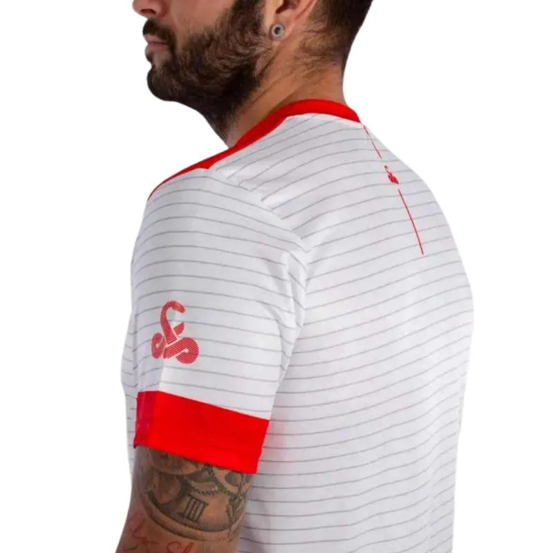 Vibora Rei Cobra X Aniversário T-Shirt Branco Vermelho