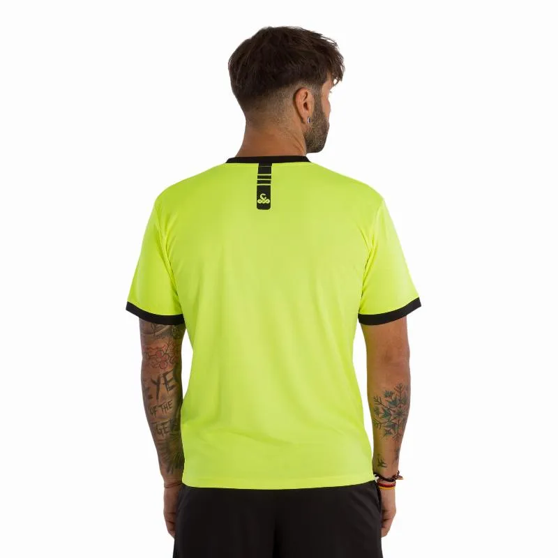 T-shirt Vibora Poison Jaune Noir