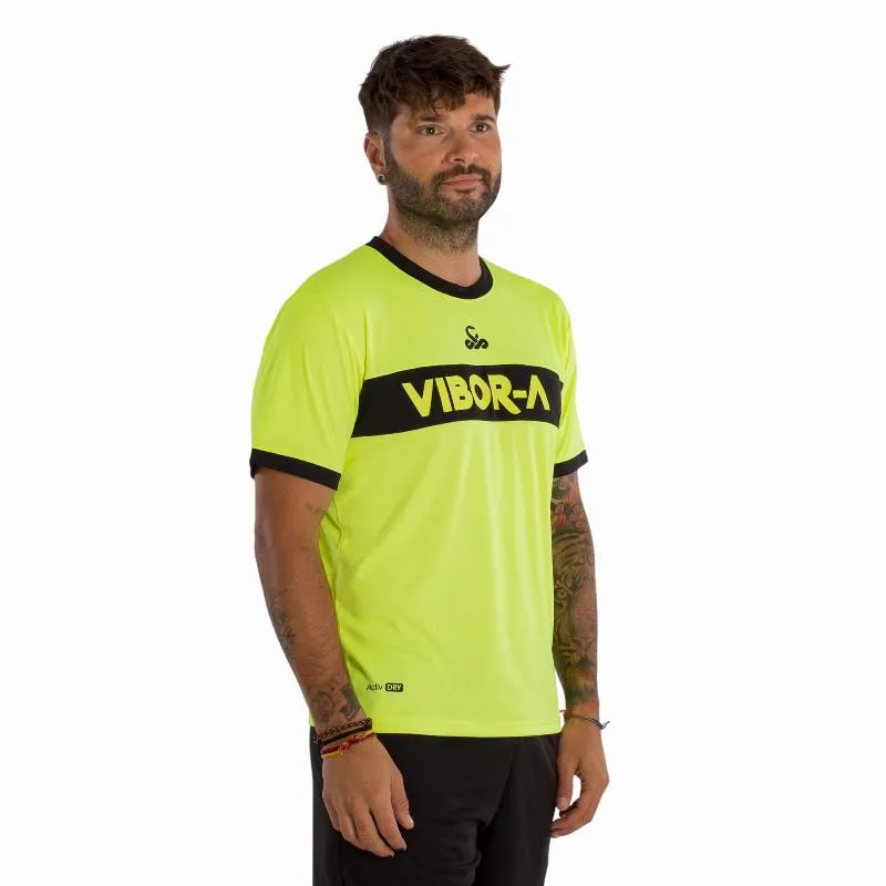 T-shirt Vibora Poison Gialla Nera