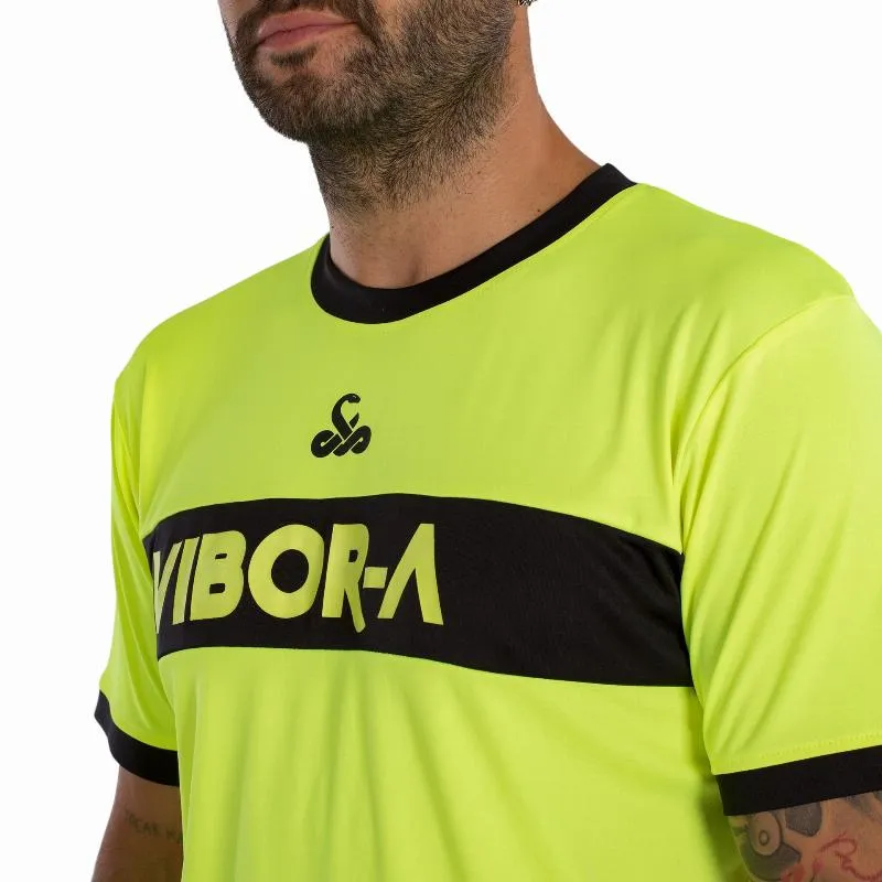 T-shirt Vibora Poison Gialla Nera
