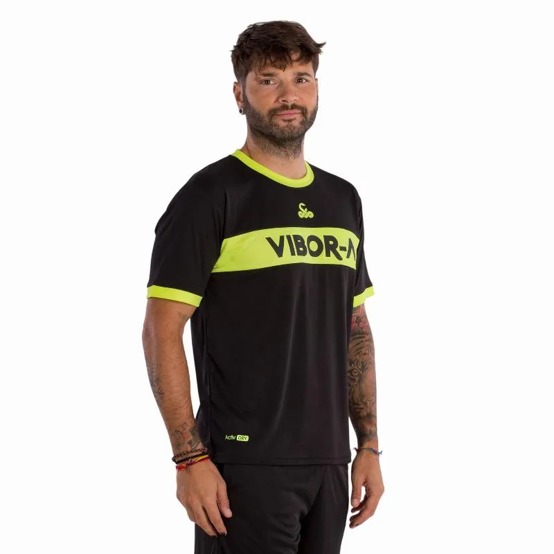 Camiseta Preta Amarela Vibora Poison